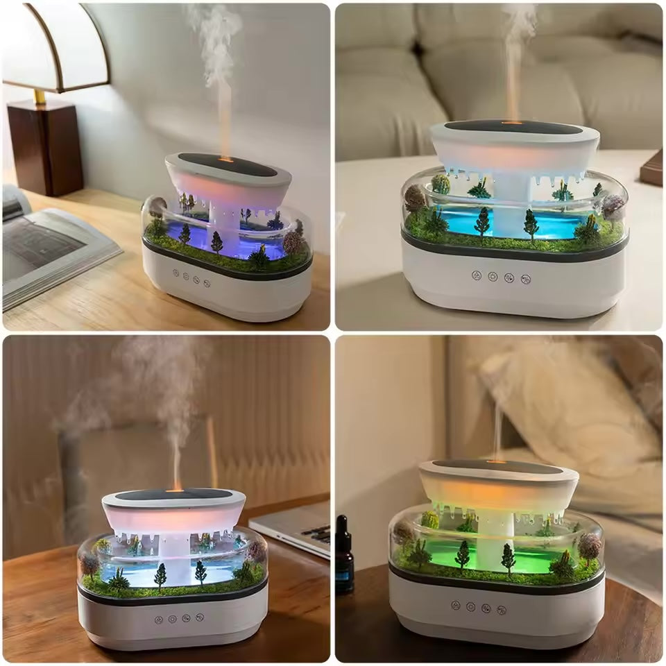 Humidifier with Rainforest Effect